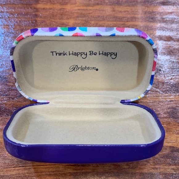 Brighton Mini Box Fashionista "THINK HAPPY BE HAPPY” Pill Box - Picture 8 of 16